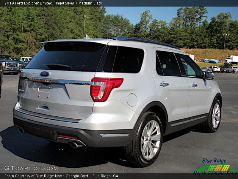 Ingot Silver / Medium Black 2019 Ford Explorer Limited