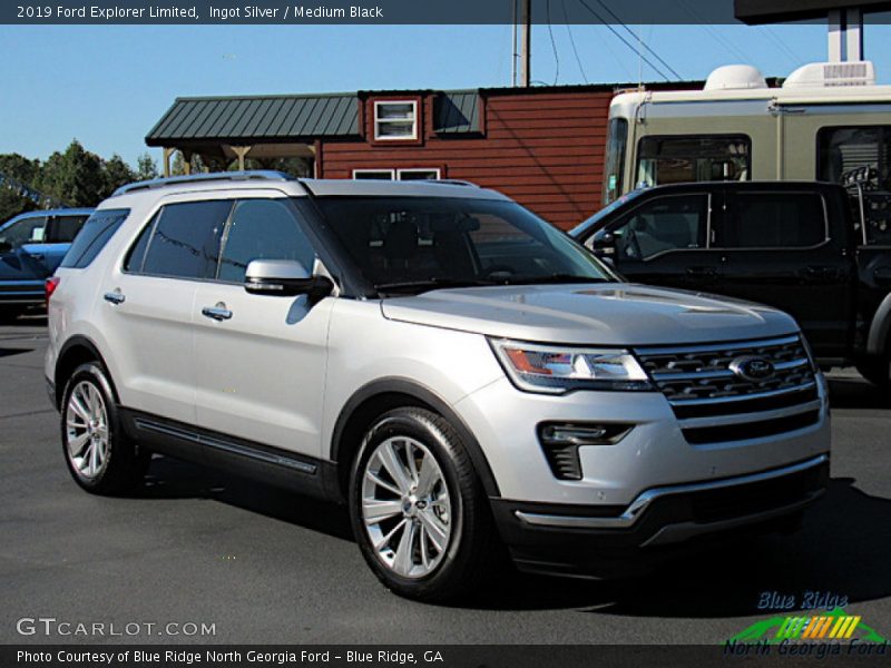 Ingot Silver / Medium Black 2019 Ford Explorer Limited