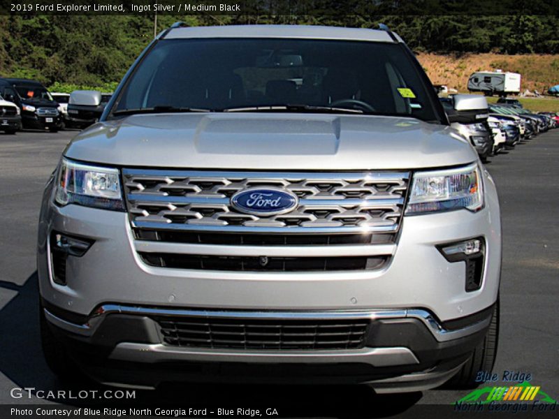 Ingot Silver / Medium Black 2019 Ford Explorer Limited