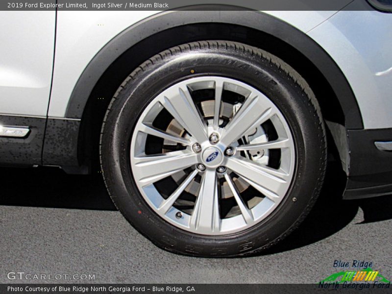 Ingot Silver / Medium Black 2019 Ford Explorer Limited
