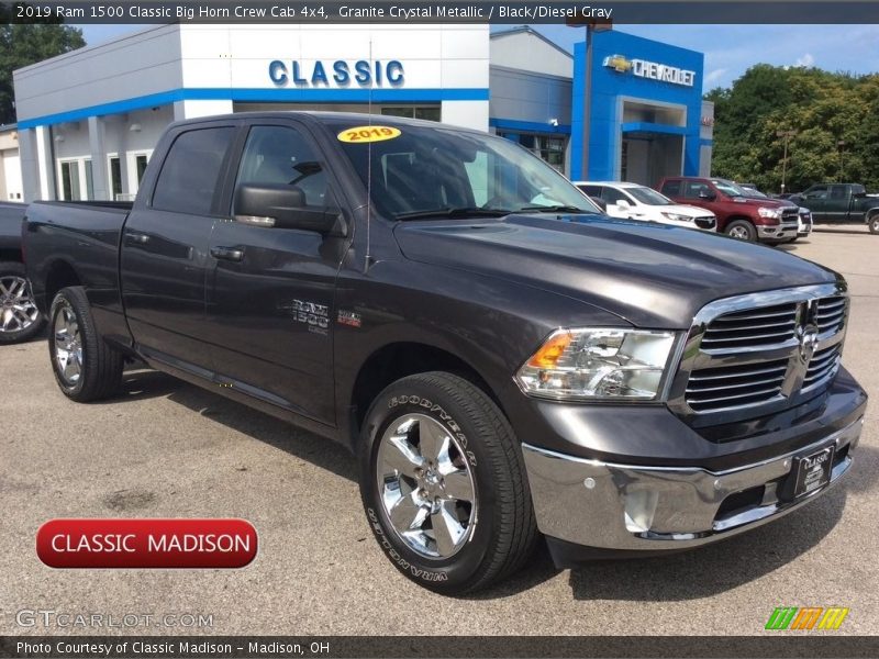 Granite Crystal Metallic / Black/Diesel Gray 2019 Ram 1500 Classic Big Horn Crew Cab 4x4