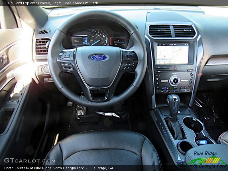 Ingot Silver / Medium Black 2019 Ford Explorer Limited