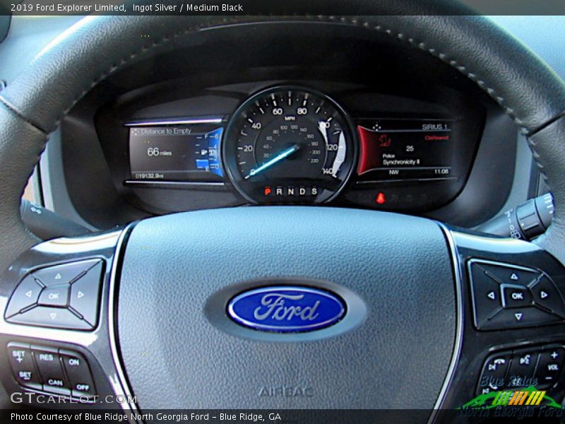 Ingot Silver / Medium Black 2019 Ford Explorer Limited