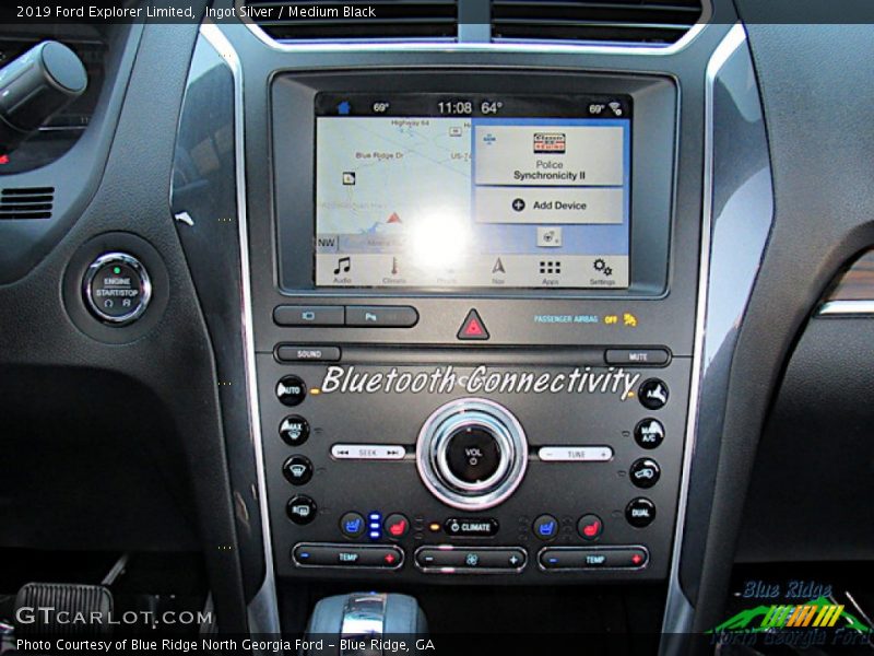 Ingot Silver / Medium Black 2019 Ford Explorer Limited