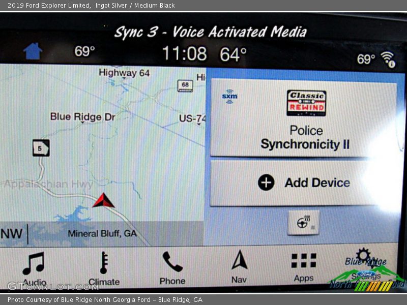 Ingot Silver / Medium Black 2019 Ford Explorer Limited