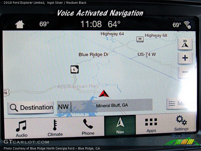 Ingot Silver / Medium Black 2019 Ford Explorer Limited