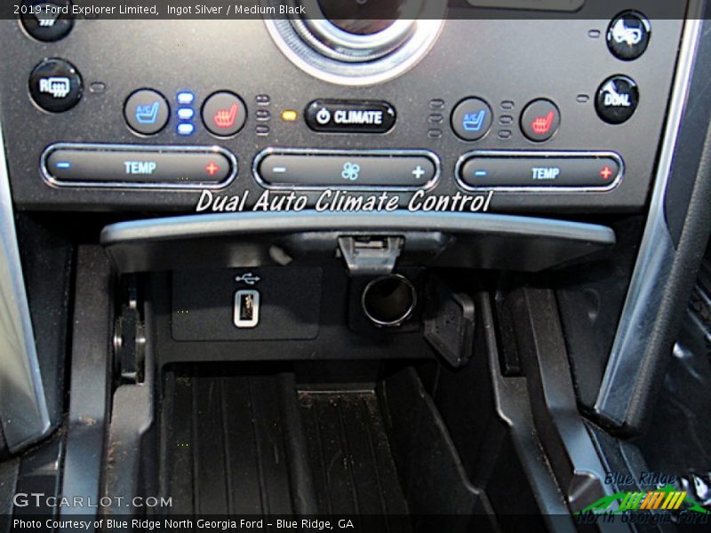 Ingot Silver / Medium Black 2019 Ford Explorer Limited