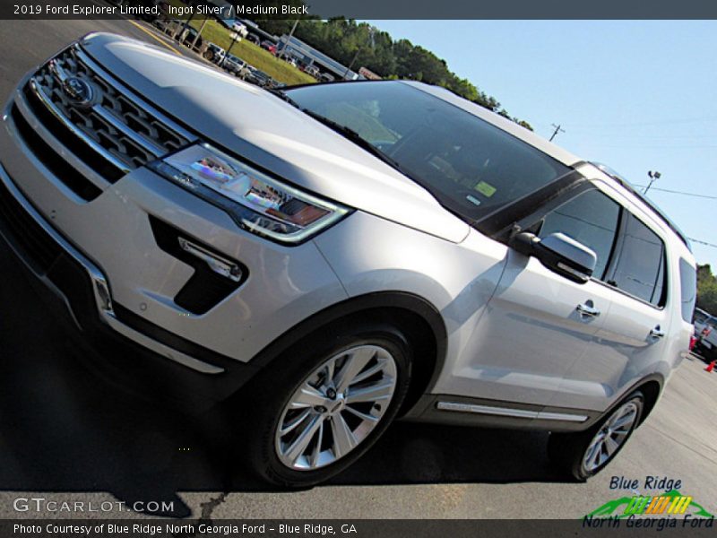 Ingot Silver / Medium Black 2019 Ford Explorer Limited