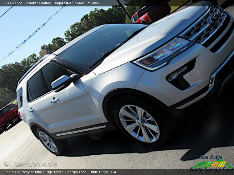 Ingot Silver / Medium Black 2019 Ford Explorer Limited