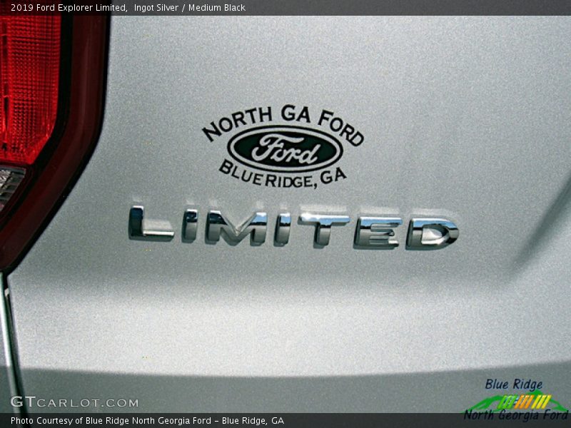 Ingot Silver / Medium Black 2019 Ford Explorer Limited