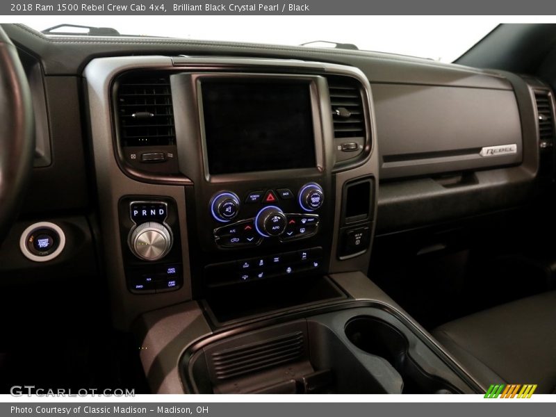 Brilliant Black Crystal Pearl / Black 2018 Ram 1500 Rebel Crew Cab 4x4