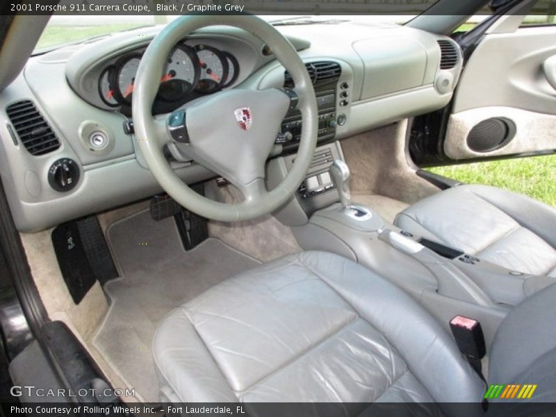 2001 911 Carrera Coupe Graphite Grey Interior