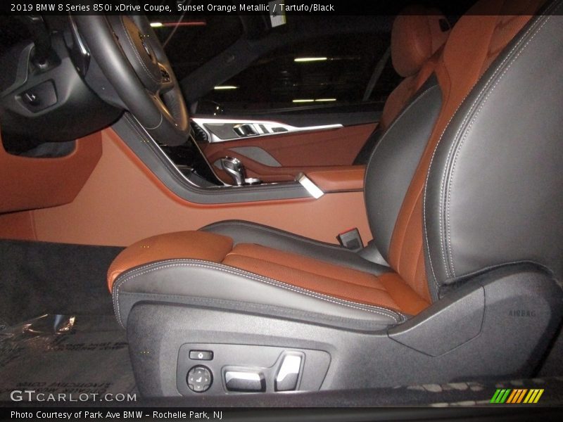 Sunset Orange Metallic / Tartufo/Black 2019 BMW 8 Series 850i xDrive Coupe
