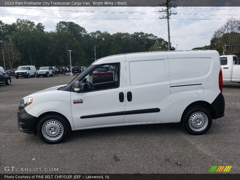 Bright White / Black 2019 Ram ProMaster City Tradesman Cargo Van