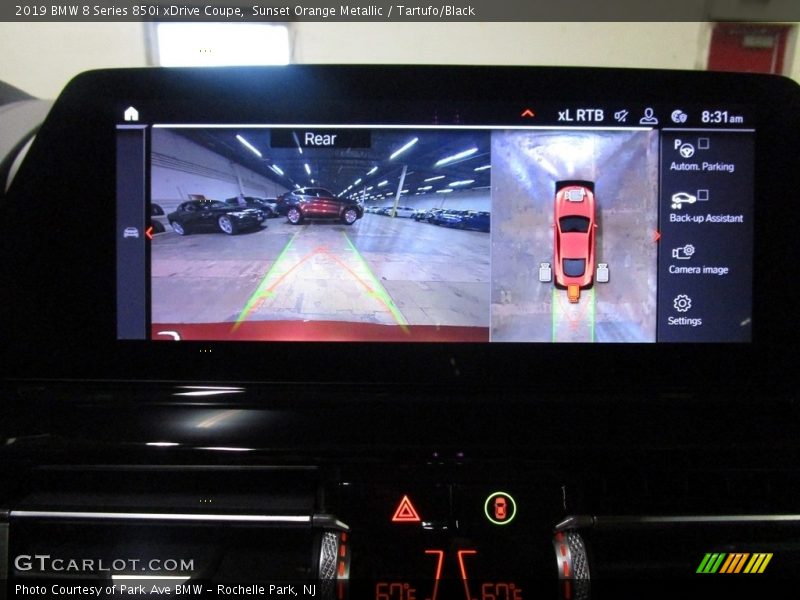 Sunset Orange Metallic / Tartufo/Black 2019 BMW 8 Series 850i xDrive Coupe