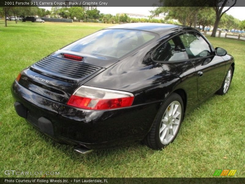 Black / Graphite Grey 2001 Porsche 911 Carrera Coupe