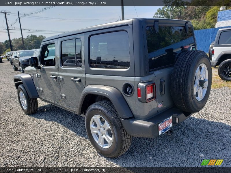 Sting-Gray / Black 2020 Jeep Wrangler Unlimited Sport 4x4