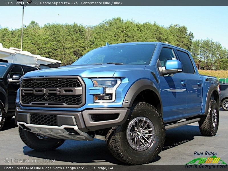 Performance Blue / Black 2019 Ford F150 SVT Raptor SuperCrew 4x4