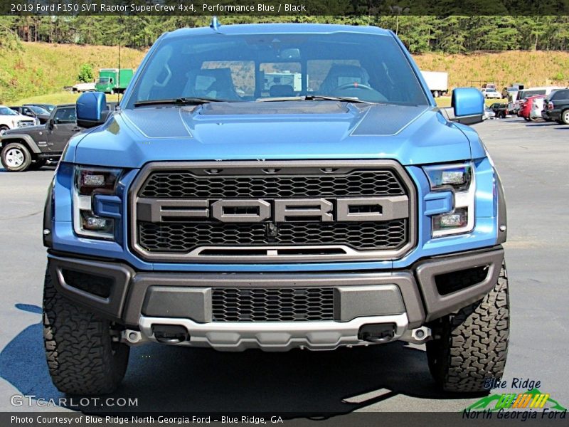 Performance Blue / Black 2019 Ford F150 SVT Raptor SuperCrew 4x4