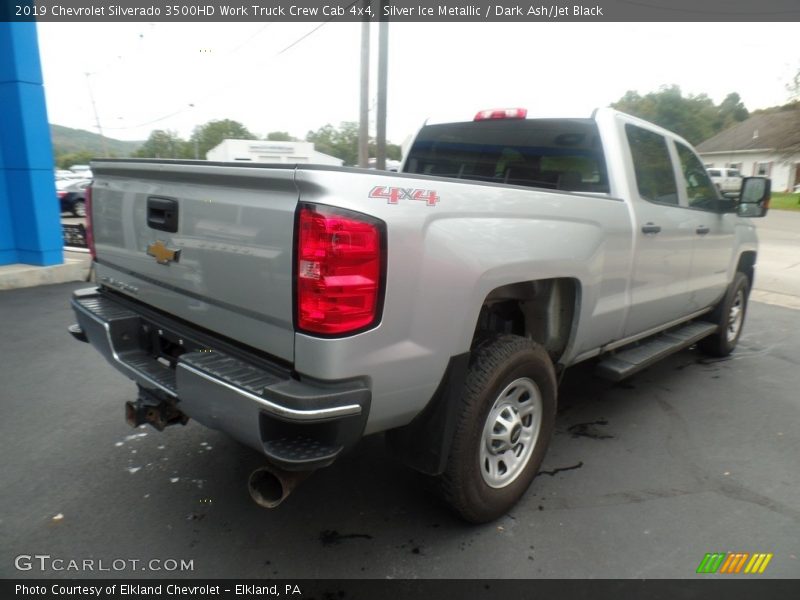 Silver Ice Metallic / Dark Ash/Jet Black 2019 Chevrolet Silverado 3500HD Work Truck Crew Cab 4x4