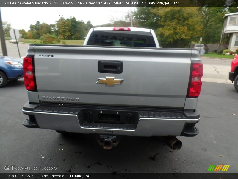Silver Ice Metallic / Dark Ash/Jet Black 2019 Chevrolet Silverado 3500HD Work Truck Crew Cab 4x4