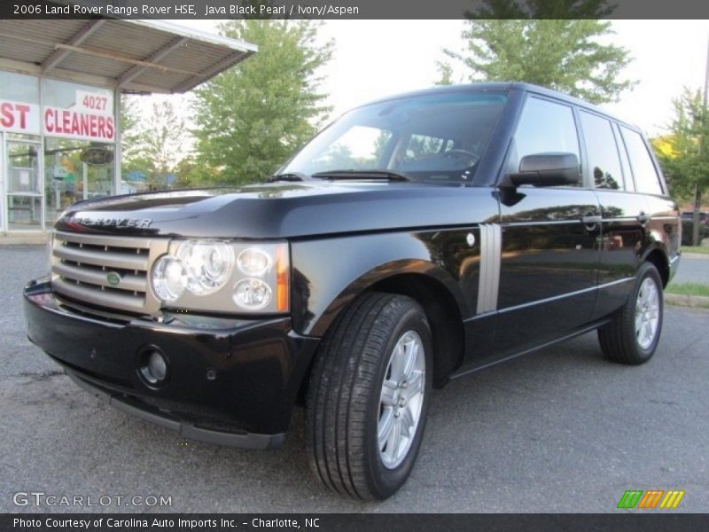 Java Black Pearl / Ivory/Aspen 2006 Land Rover Range Rover HSE