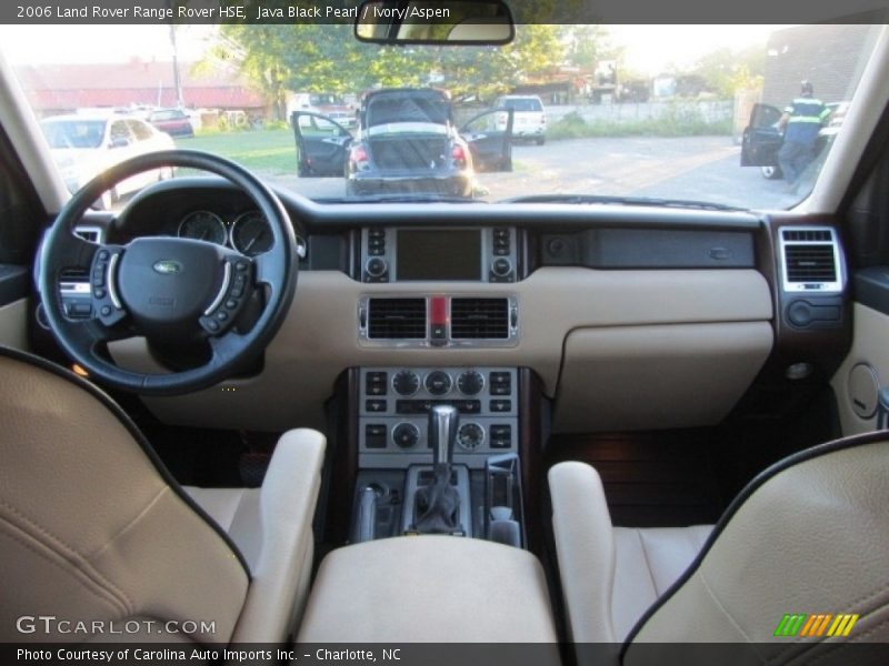 Java Black Pearl / Ivory/Aspen 2006 Land Rover Range Rover HSE