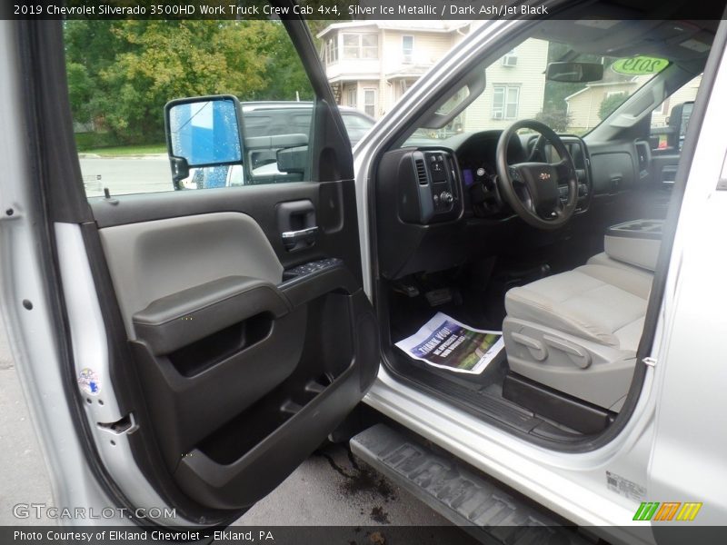 Silver Ice Metallic / Dark Ash/Jet Black 2019 Chevrolet Silverado 3500HD Work Truck Crew Cab 4x4