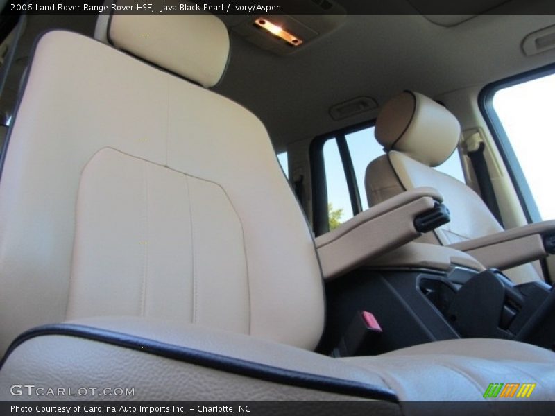 Java Black Pearl / Ivory/Aspen 2006 Land Rover Range Rover HSE