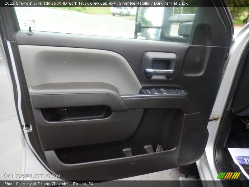 Silver Ice Metallic / Dark Ash/Jet Black 2019 Chevrolet Silverado 3500HD Work Truck Crew Cab 4x4