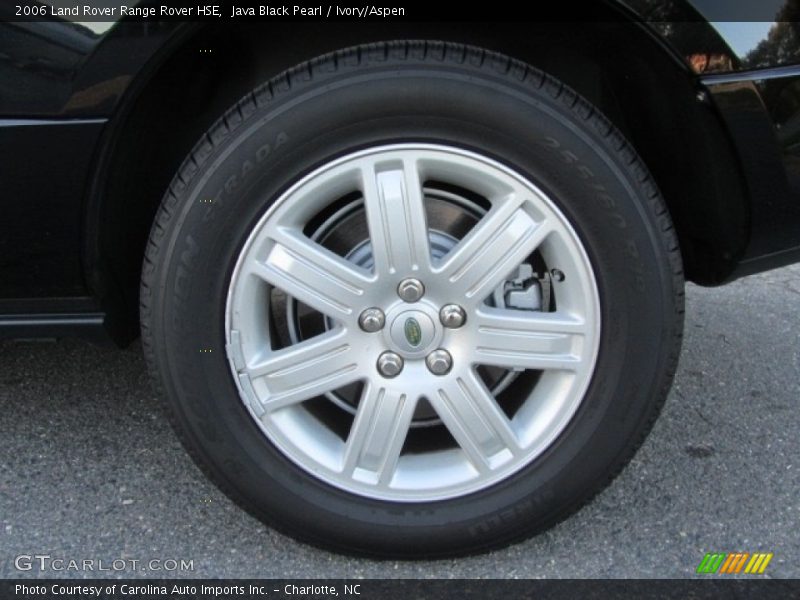 Java Black Pearl / Ivory/Aspen 2006 Land Rover Range Rover HSE