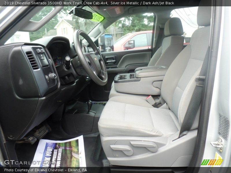 Silver Ice Metallic / Dark Ash/Jet Black 2019 Chevrolet Silverado 3500HD Work Truck Crew Cab 4x4