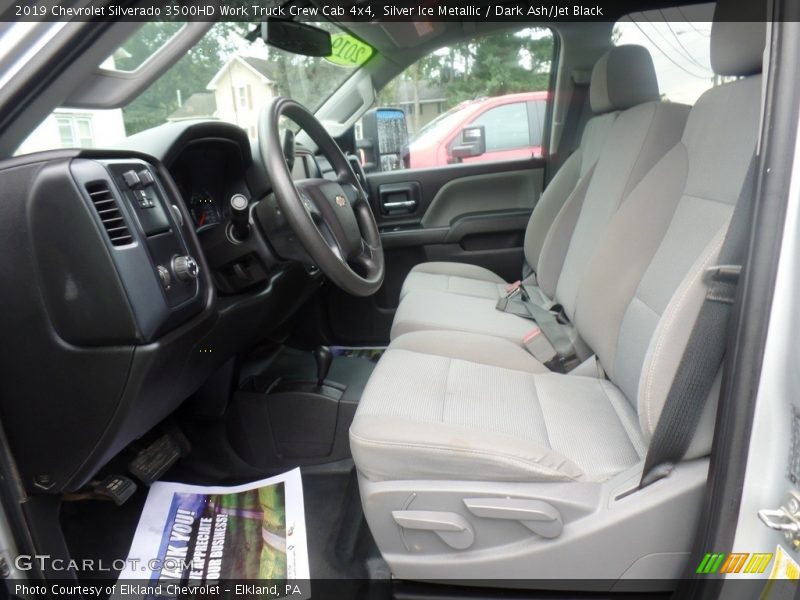 Silver Ice Metallic / Dark Ash/Jet Black 2019 Chevrolet Silverado 3500HD Work Truck Crew Cab 4x4