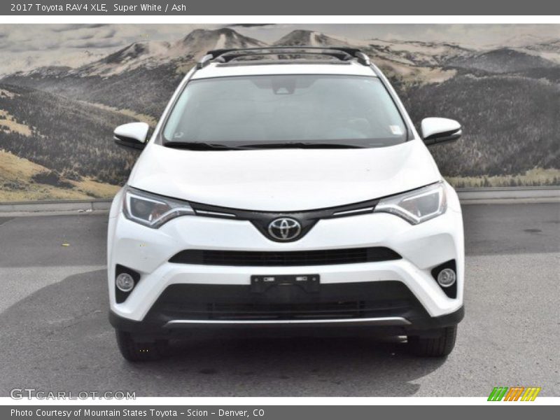 Super White / Ash 2017 Toyota RAV4 XLE