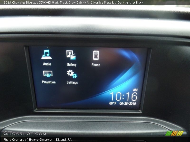 Silver Ice Metallic / Dark Ash/Jet Black 2019 Chevrolet Silverado 3500HD Work Truck Crew Cab 4x4