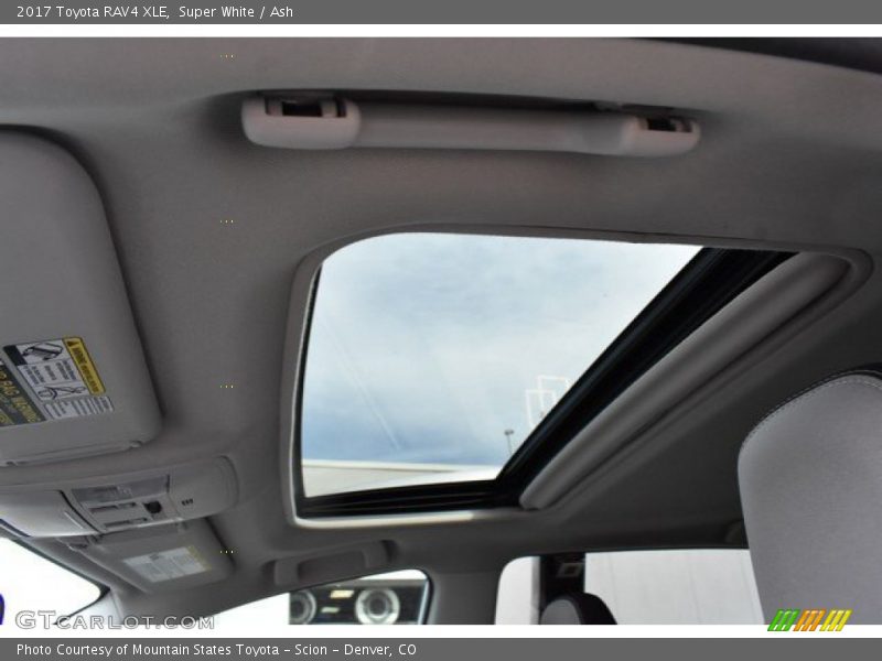 Super White / Ash 2017 Toyota RAV4 XLE