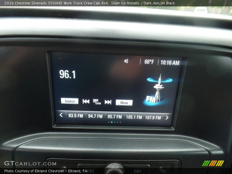 Silver Ice Metallic / Dark Ash/Jet Black 2019 Chevrolet Silverado 3500HD Work Truck Crew Cab 4x4