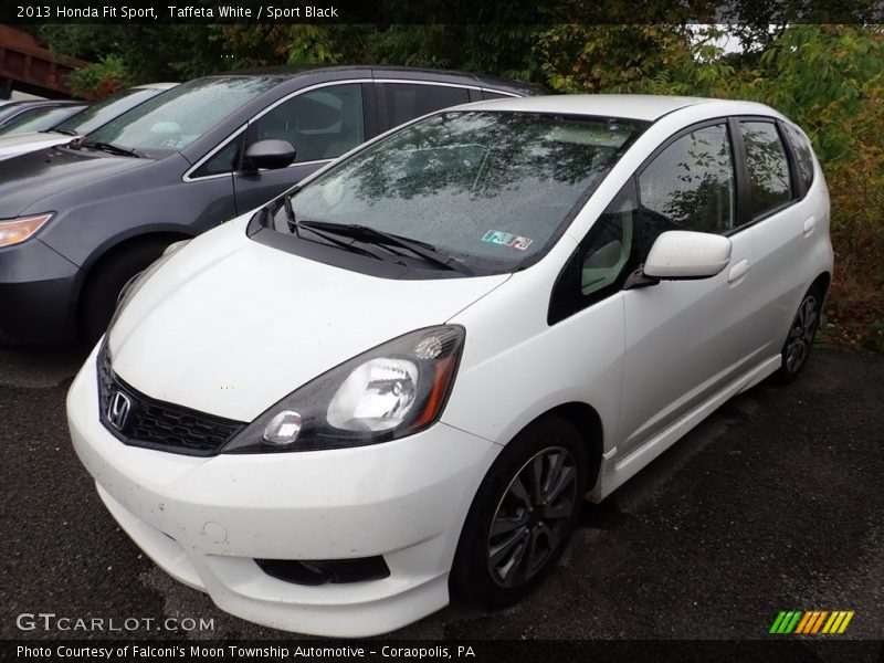 Taffeta White / Sport Black 2013 Honda Fit Sport