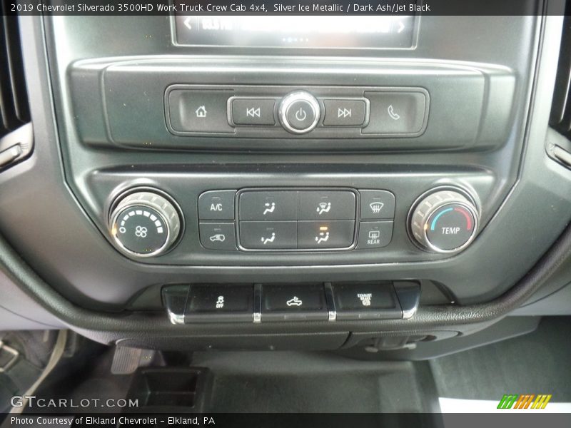 Silver Ice Metallic / Dark Ash/Jet Black 2019 Chevrolet Silverado 3500HD Work Truck Crew Cab 4x4