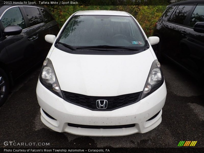 Taffeta White / Sport Black 2013 Honda Fit Sport