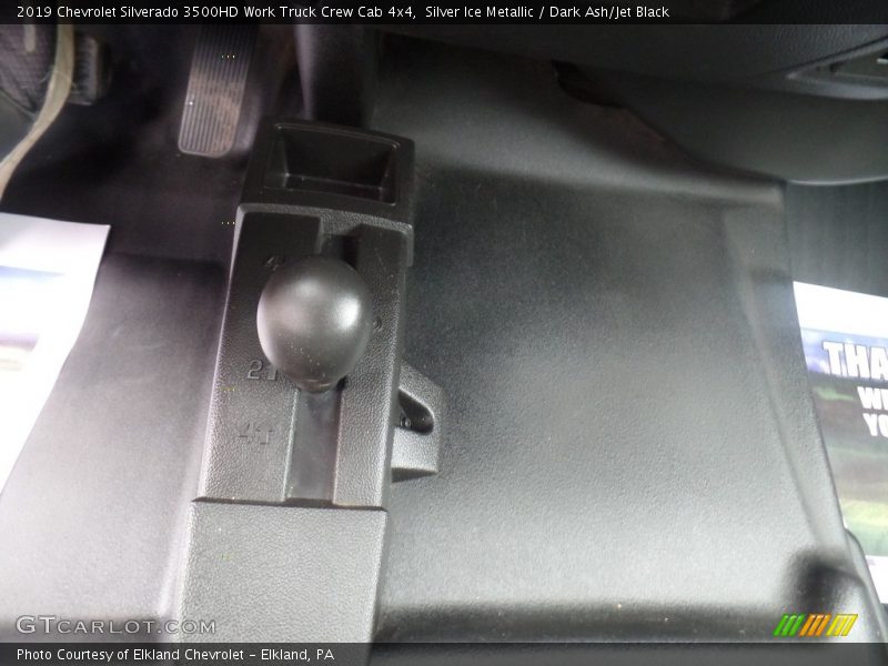 Silver Ice Metallic / Dark Ash/Jet Black 2019 Chevrolet Silverado 3500HD Work Truck Crew Cab 4x4