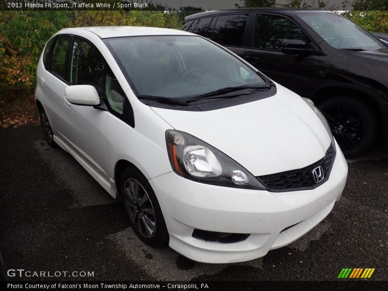 Taffeta White / Sport Black 2013 Honda Fit Sport