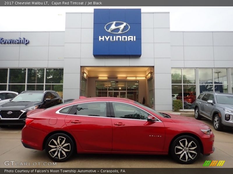 Cajun Red Tintcoat / Jet Black 2017 Chevrolet Malibu LT