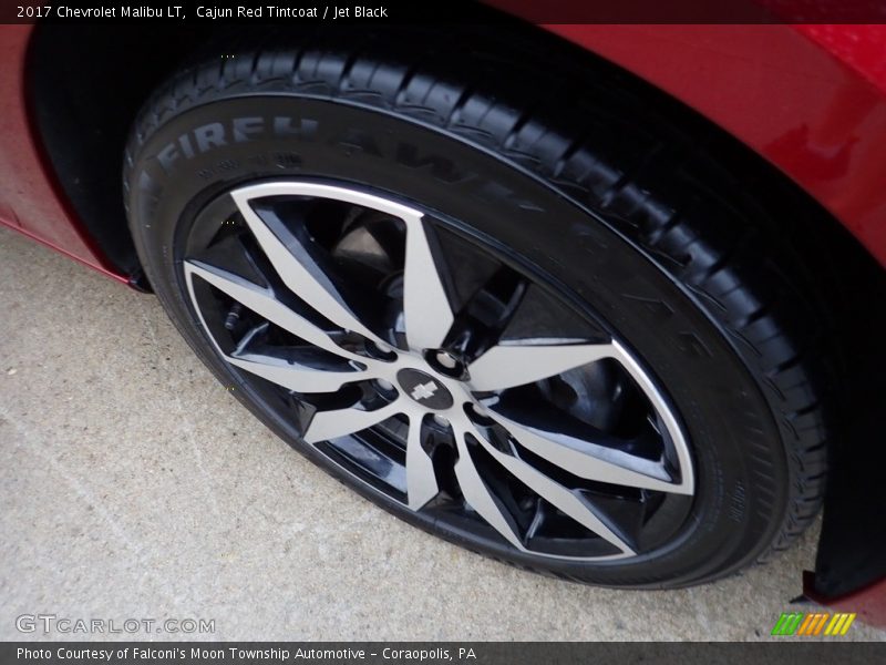 Cajun Red Tintcoat / Jet Black 2017 Chevrolet Malibu LT