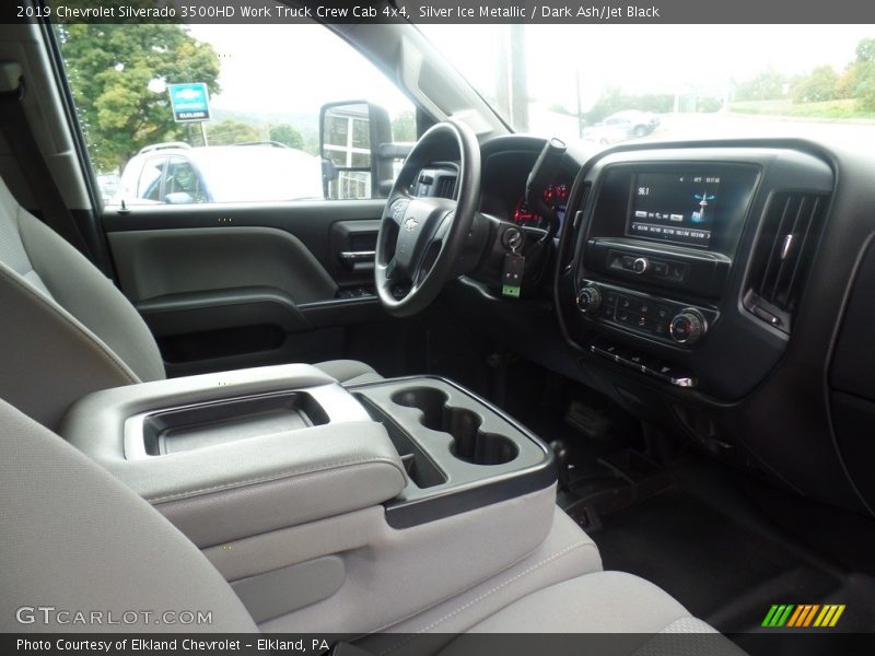 Silver Ice Metallic / Dark Ash/Jet Black 2019 Chevrolet Silverado 3500HD Work Truck Crew Cab 4x4