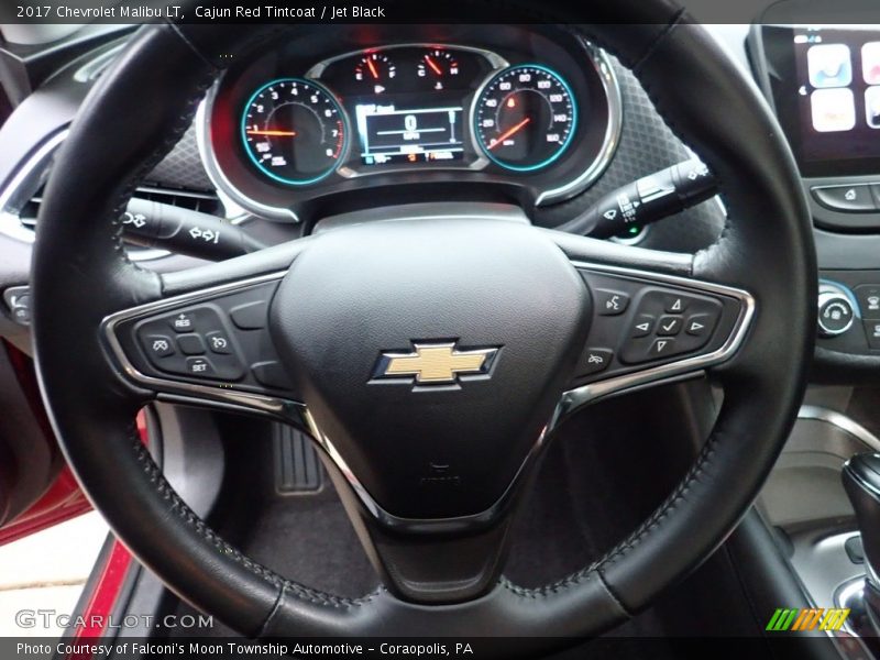 Cajun Red Tintcoat / Jet Black 2017 Chevrolet Malibu LT