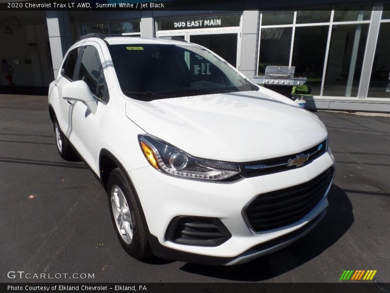 Summit White / Jet Black 2020 Chevrolet Trax LT AWD