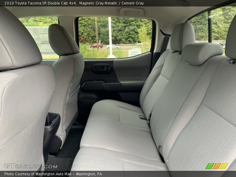 Rear Seat of 2019 Tacoma SR Double Cab 4x4