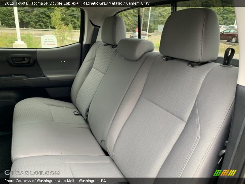 Rear Seat of 2019 Tacoma SR Double Cab 4x4