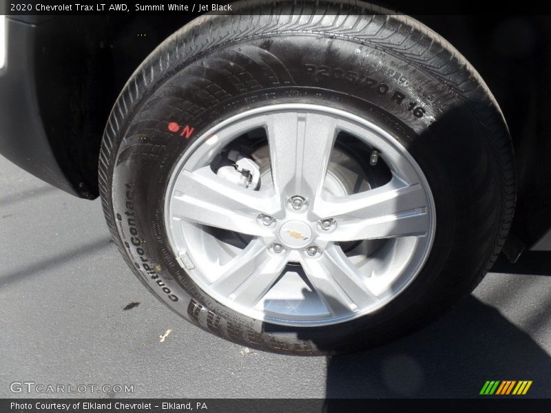 Summit White / Jet Black 2020 Chevrolet Trax LT AWD